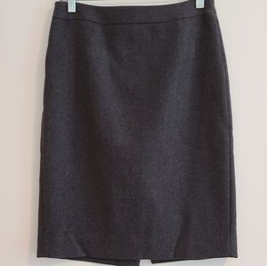 J.Crew Gray No.2 pencil skirt